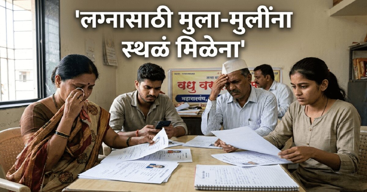 मुला-मुलींना लग्नासाठी जोडीदार शोधताना महाराष्ट्रातील पालकांना मोठ्या अडचणी