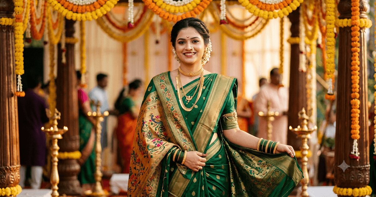 Maharashtrian Look : येथे सुंदर सुशिक्षित मराठी मुलींना लग्नासाठी सुयोग्य स्थळं मिळतात